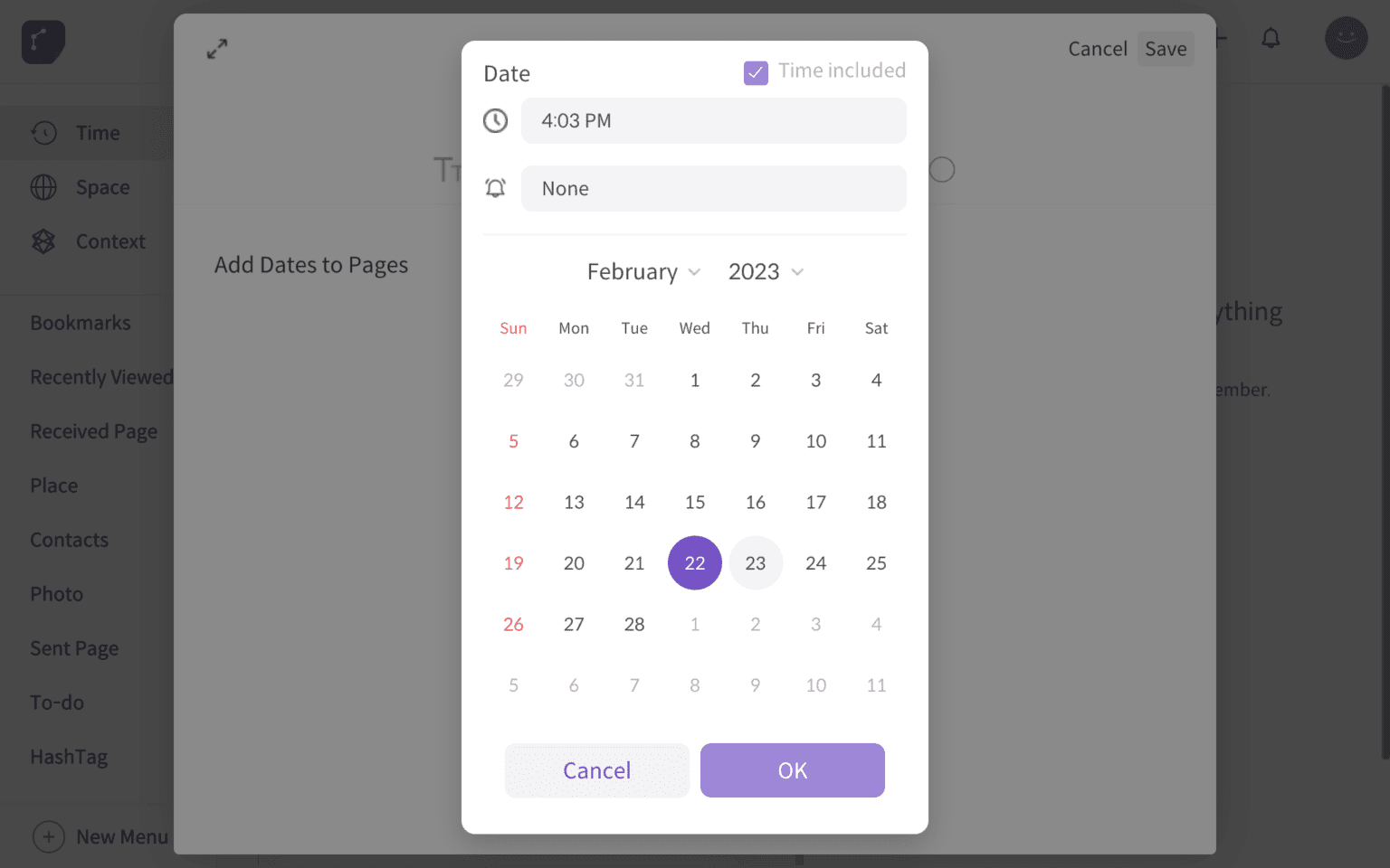 Add Dates to Pages | DigitalPage